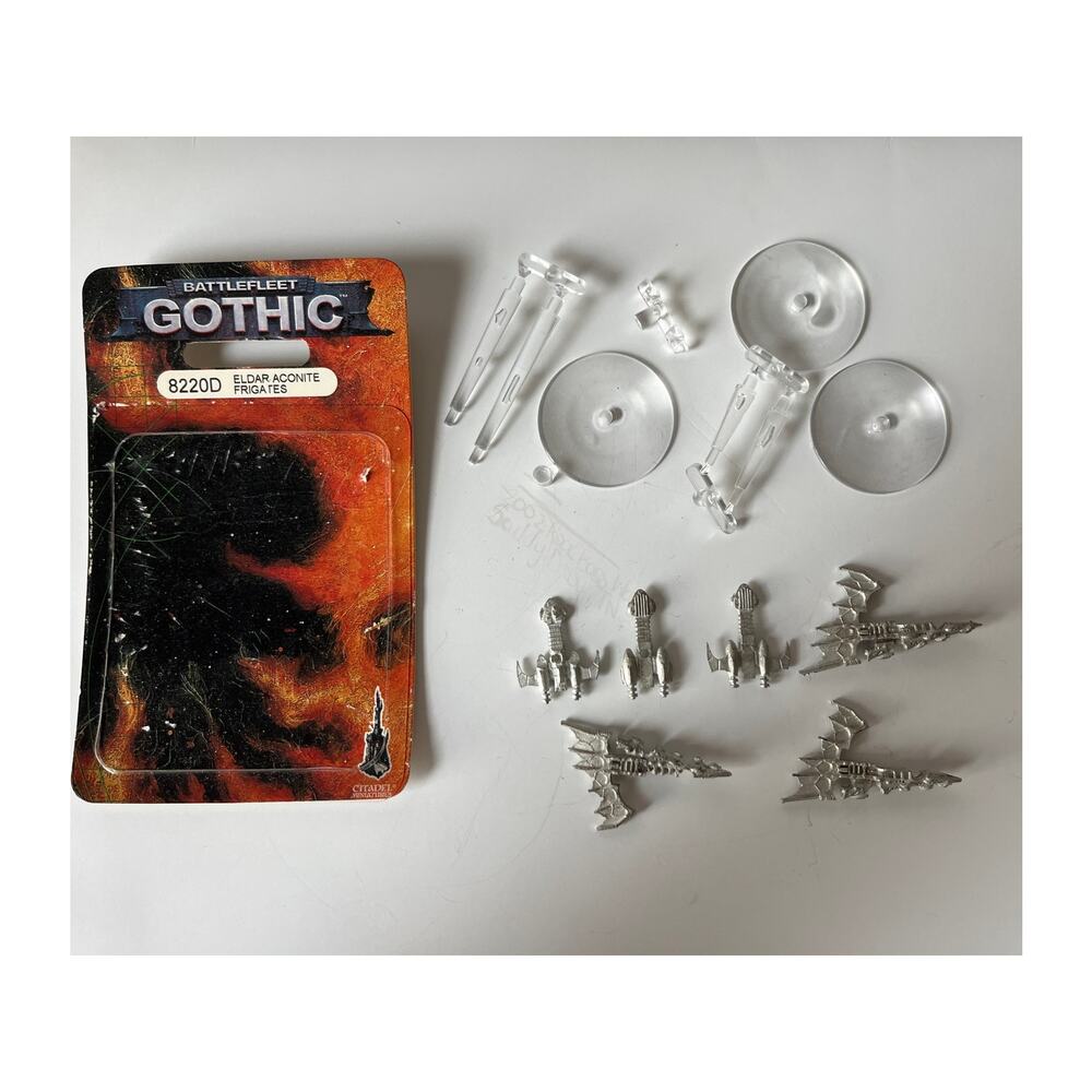 Games Workshop Battlefleet Gothic Eldar Aconite Frigates New-open blister pack